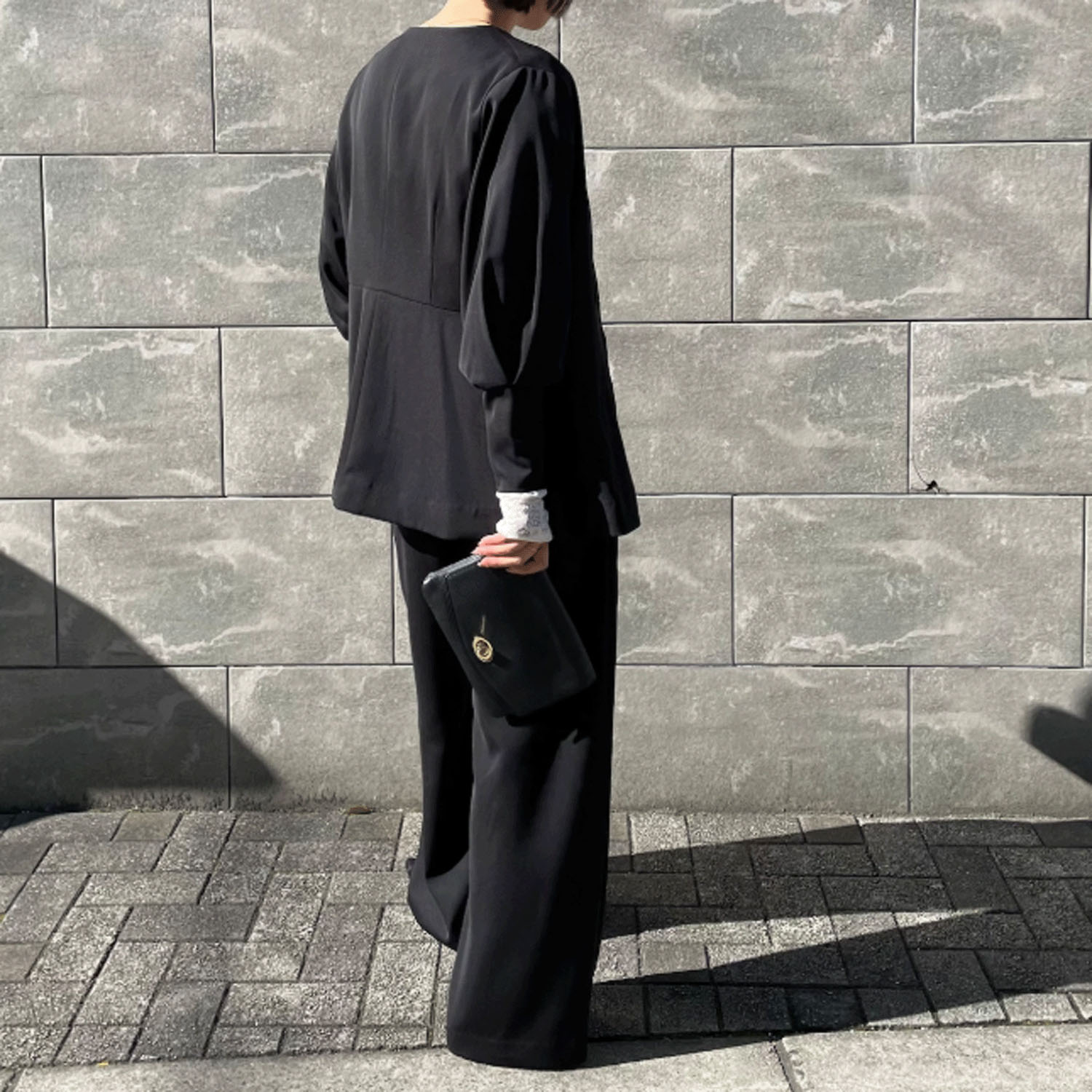 Anna Kerry 2タックワイドパンツ - 画像4