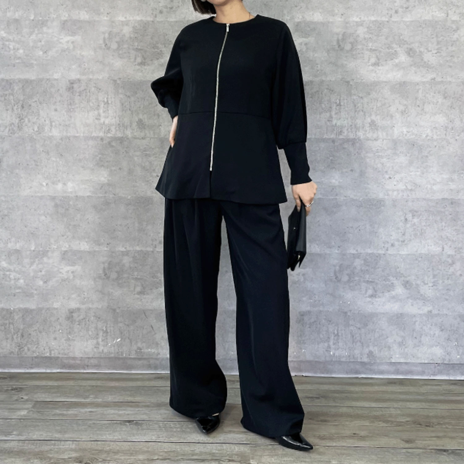 Anna Kerry 2タックワイドパンツ - 画像6