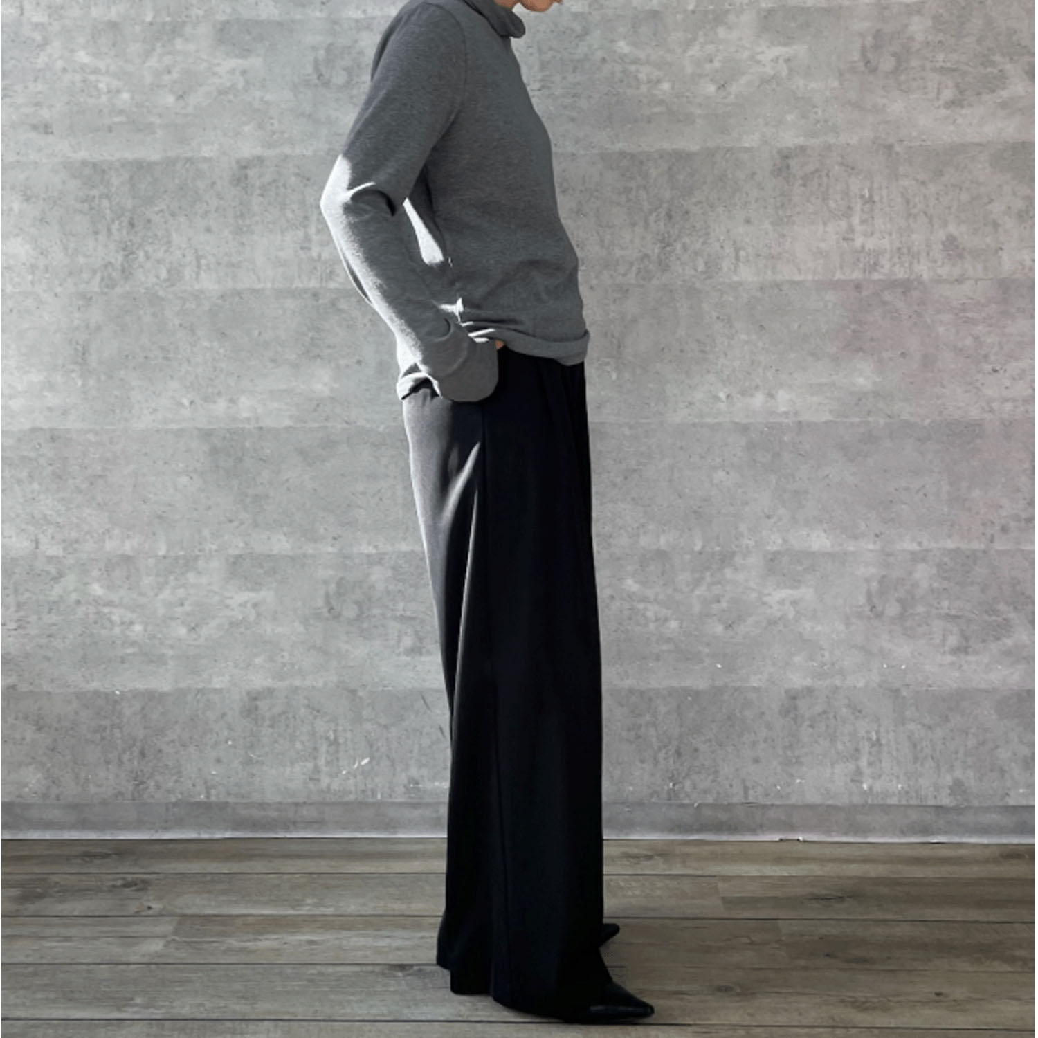 Anna Kerry 2タックワイドパンツ - 画像8