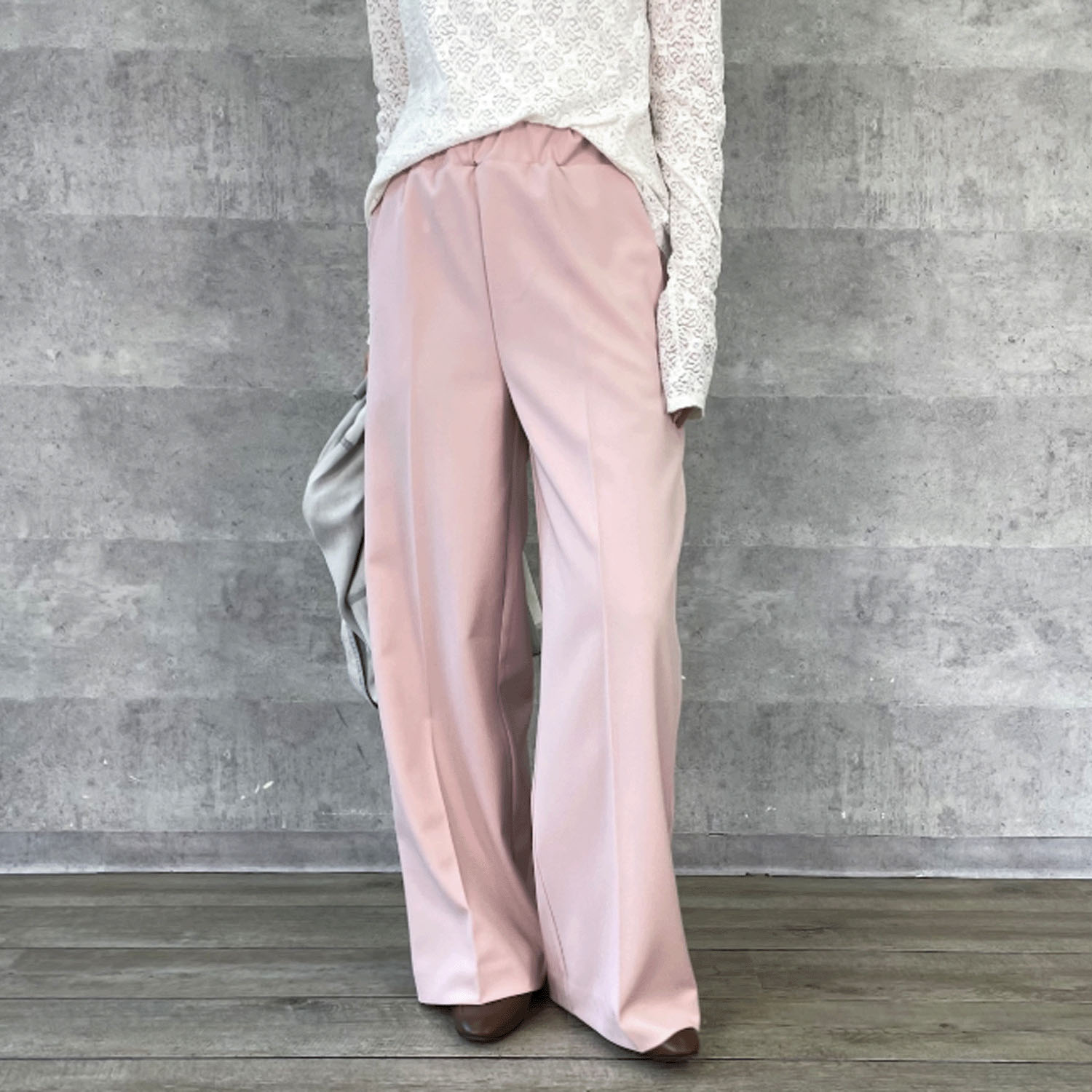 【Insta Live】Anna Kerry ワイドストレートパンツ - 画像3