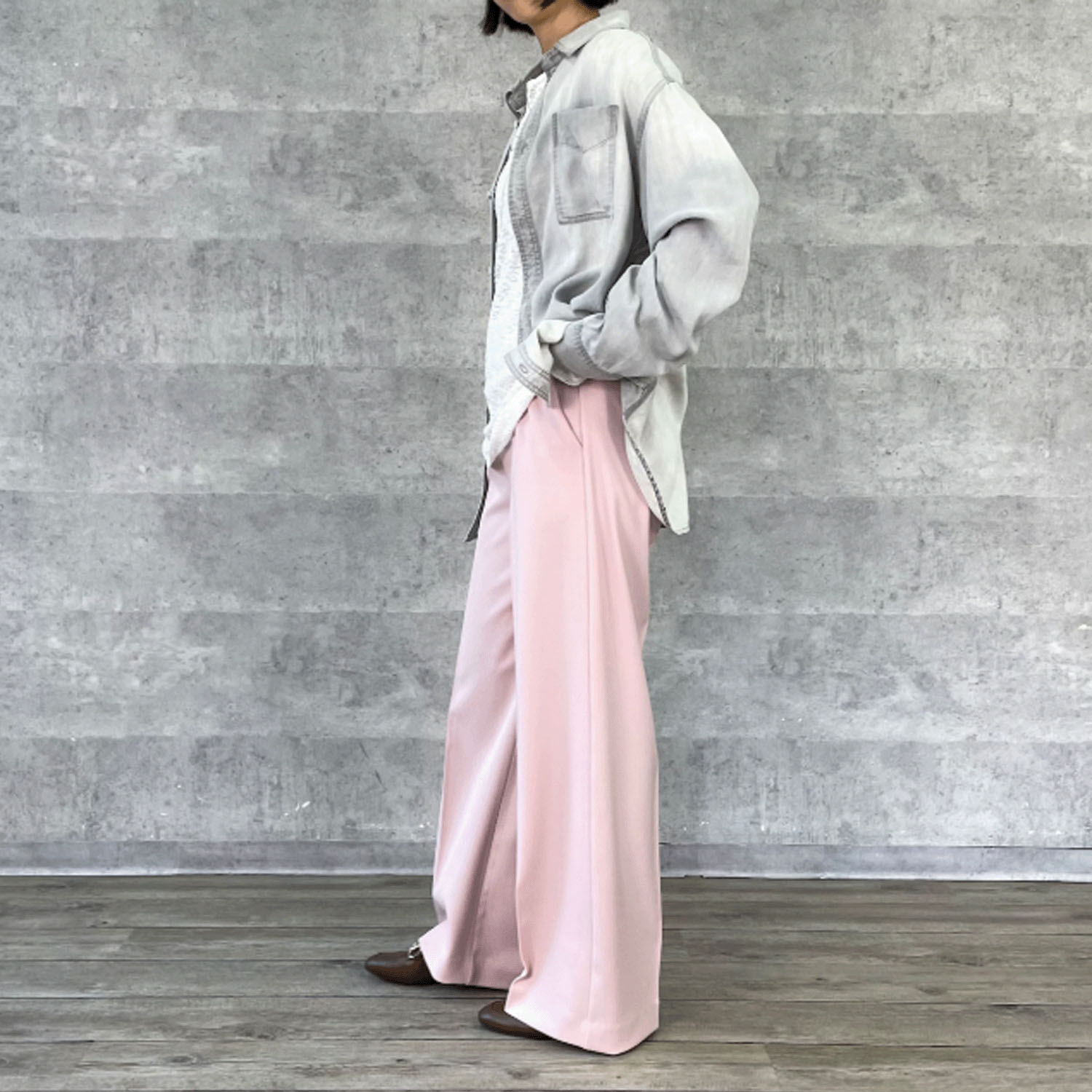 【Insta Live】Anna Kerry ワイドストレートパンツ - 画像27