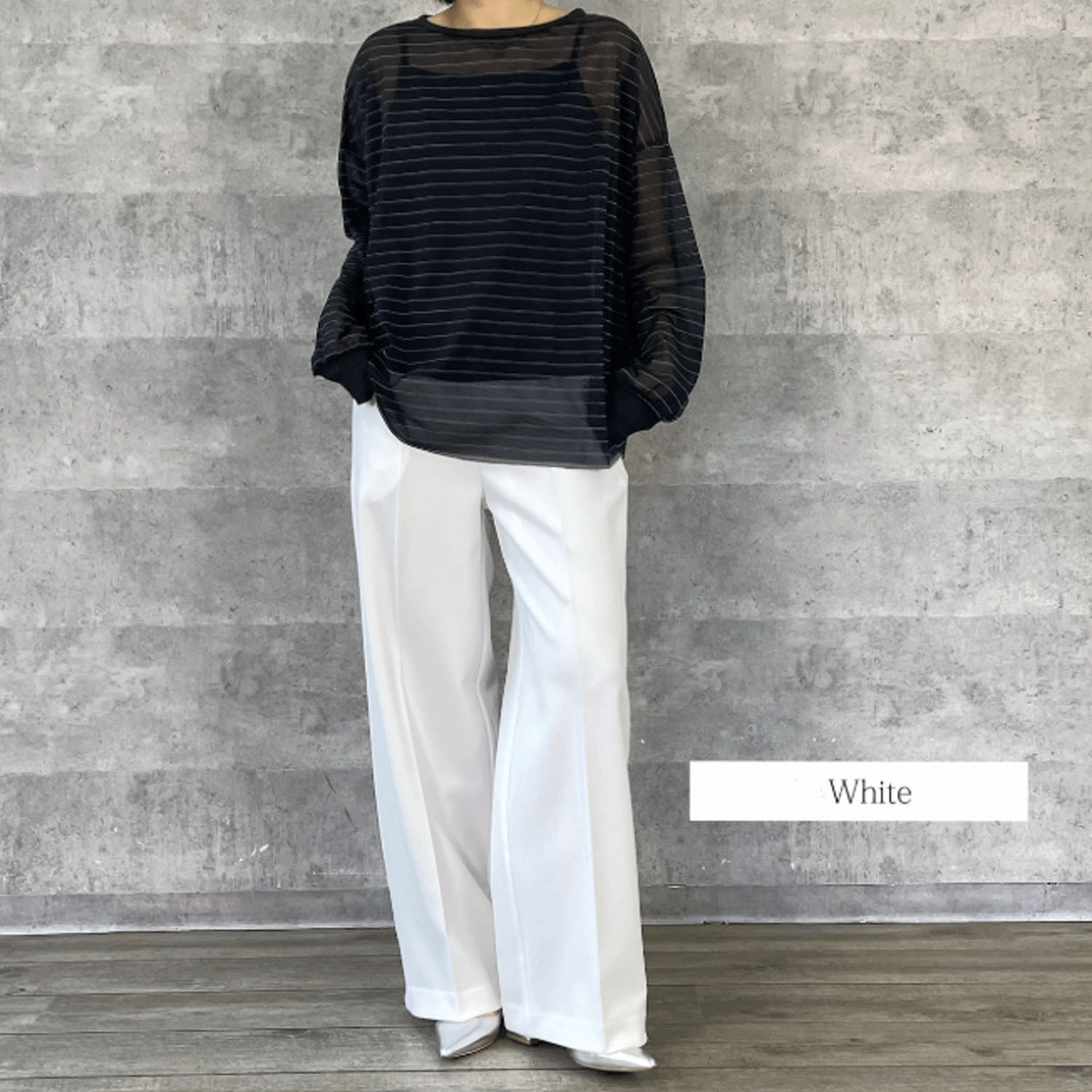 【Insta Live】Anna Kerry ワイドストレートパンツ - 画像4