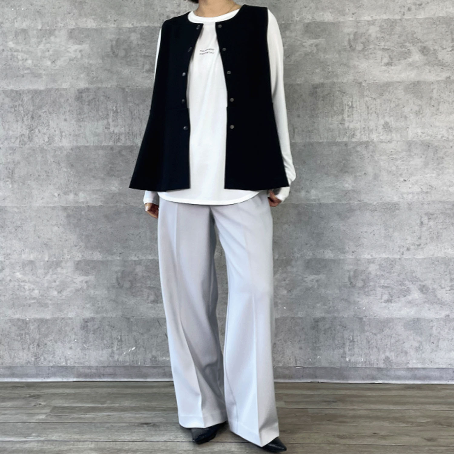 【Insta Live】Anna Kerry ワイドストレートパンツ - 画像8