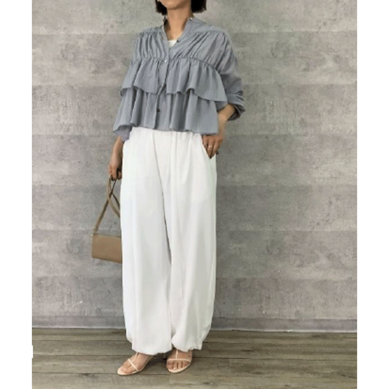 Anna Kerry フリルブラウス - 画像2