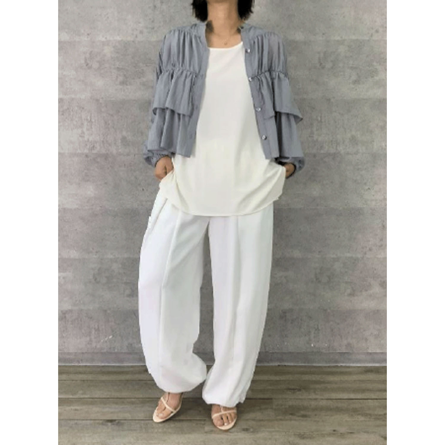 Anna Kerry フリルブラウス - 画像3