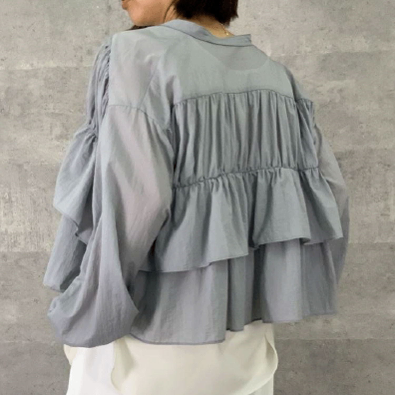 Anna Kerry フリルブラウス - 画像3