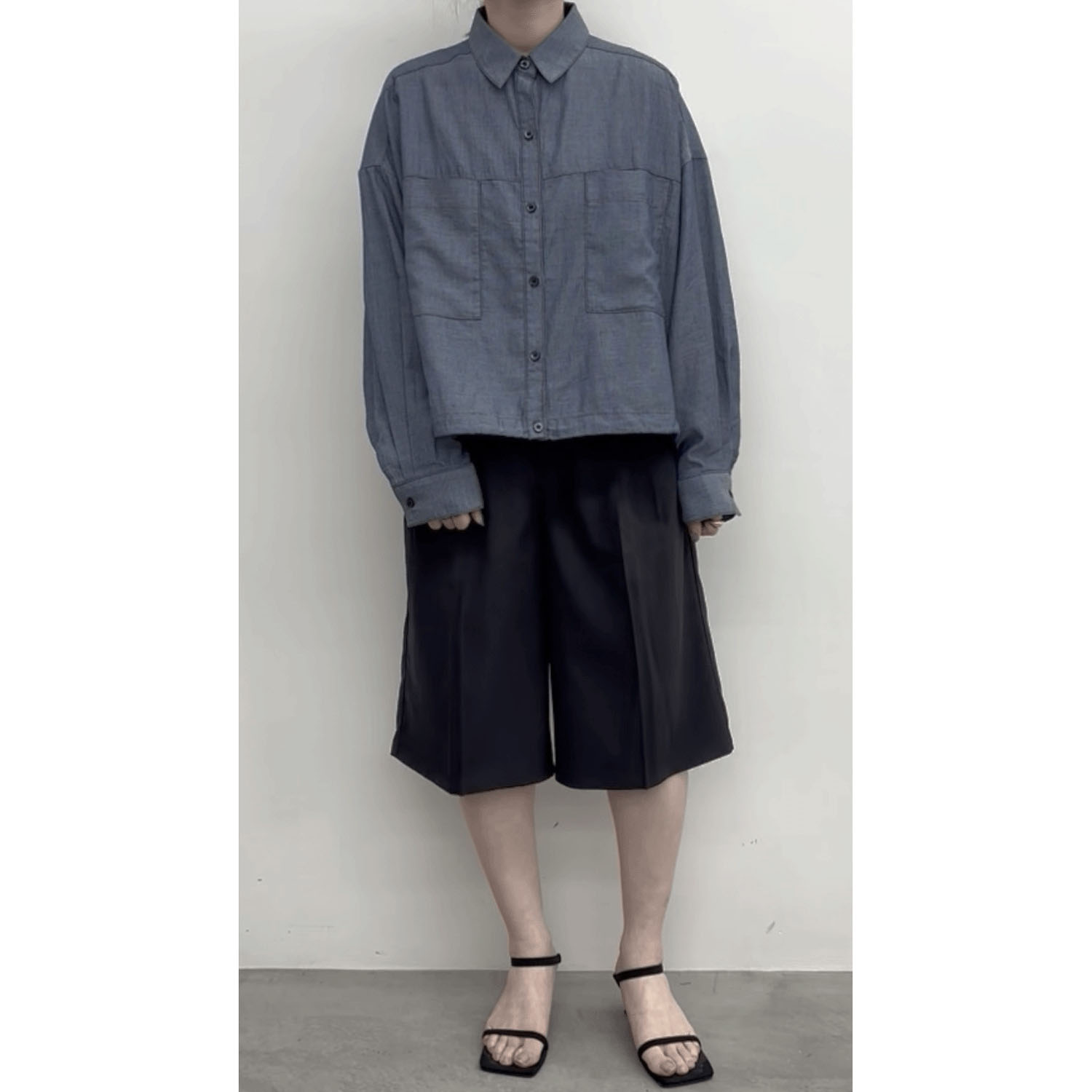 cloche ワイドデニムシャツ - 画像9