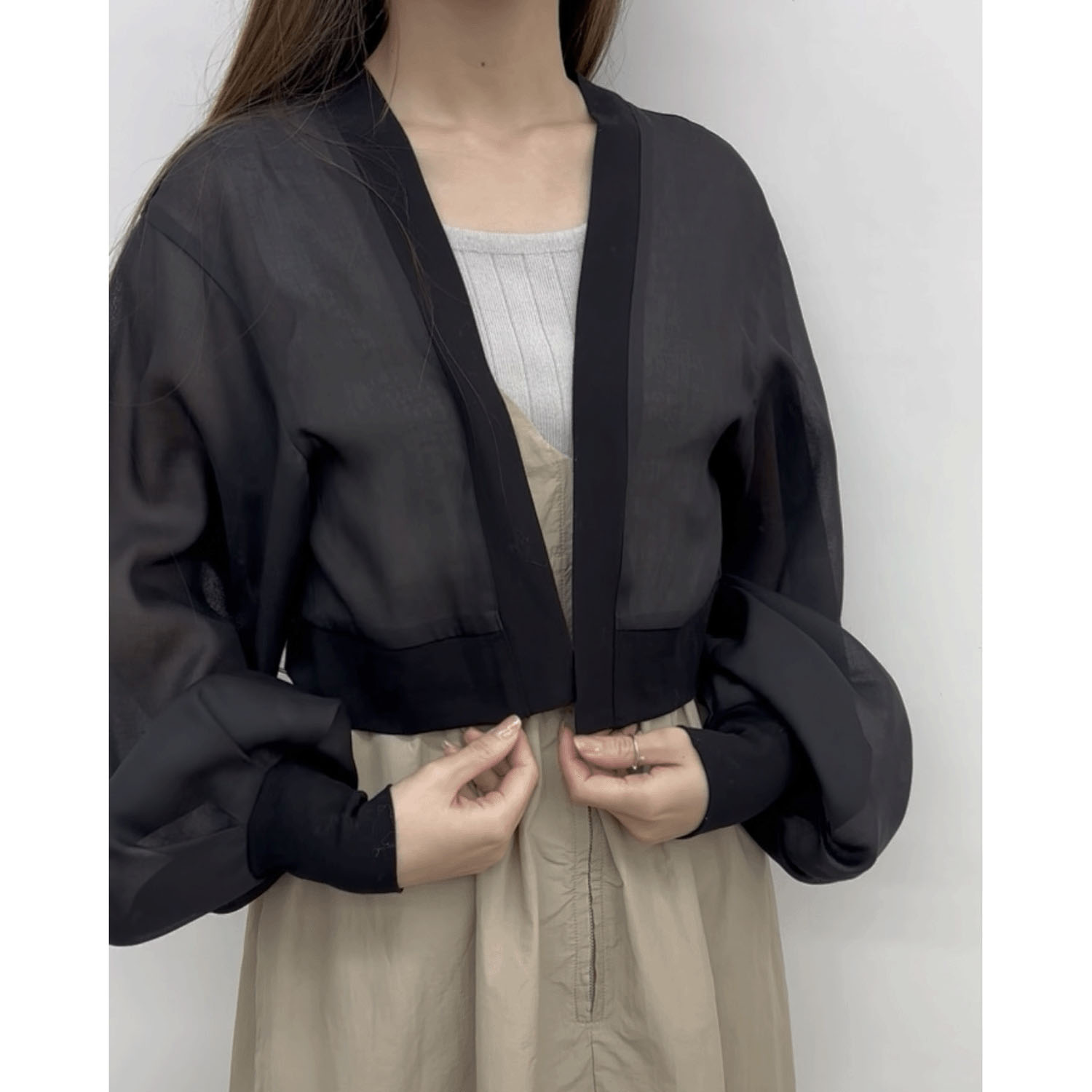 cloche シアーカーディガン - 画像1