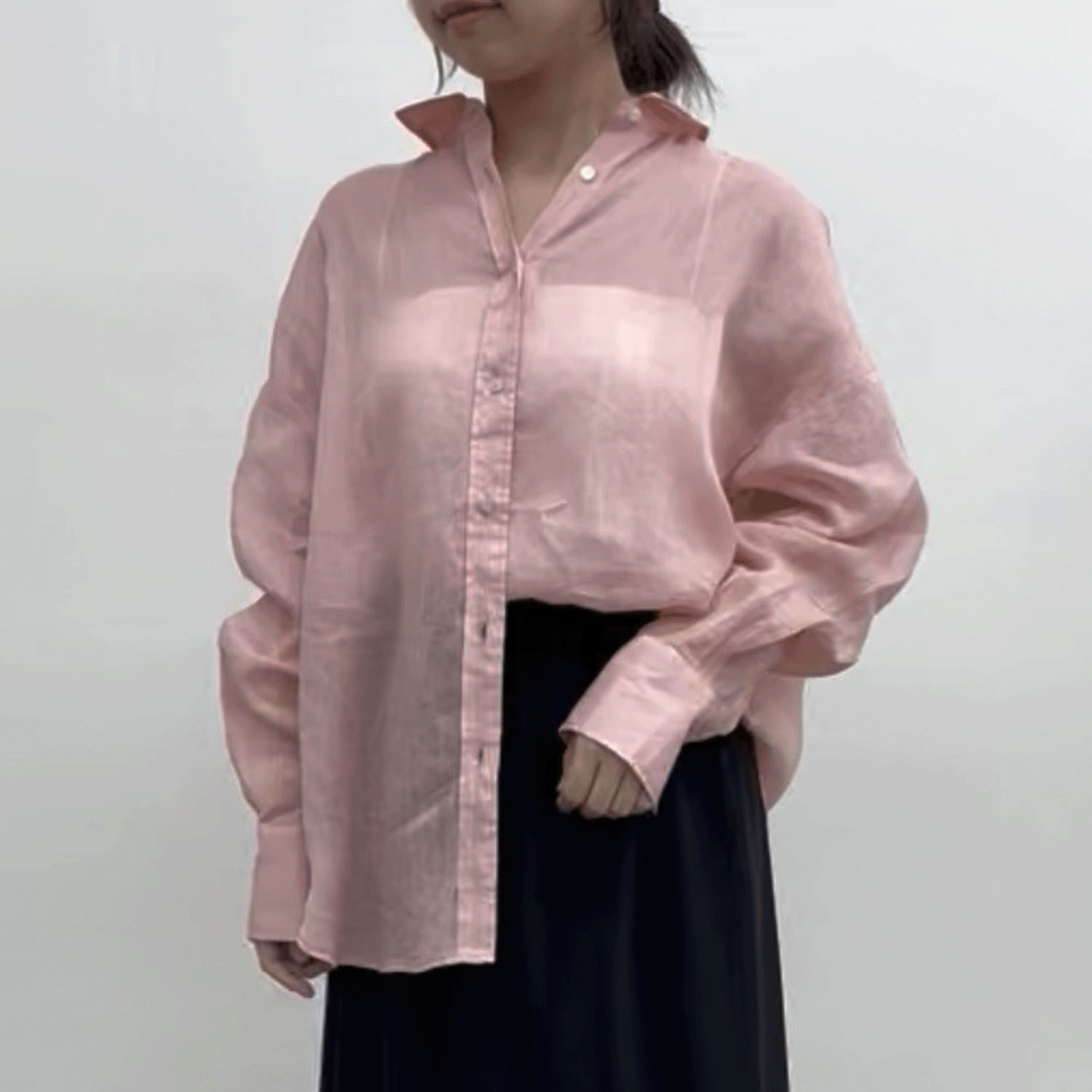 cloche シアーリネンシャツ - 画像4