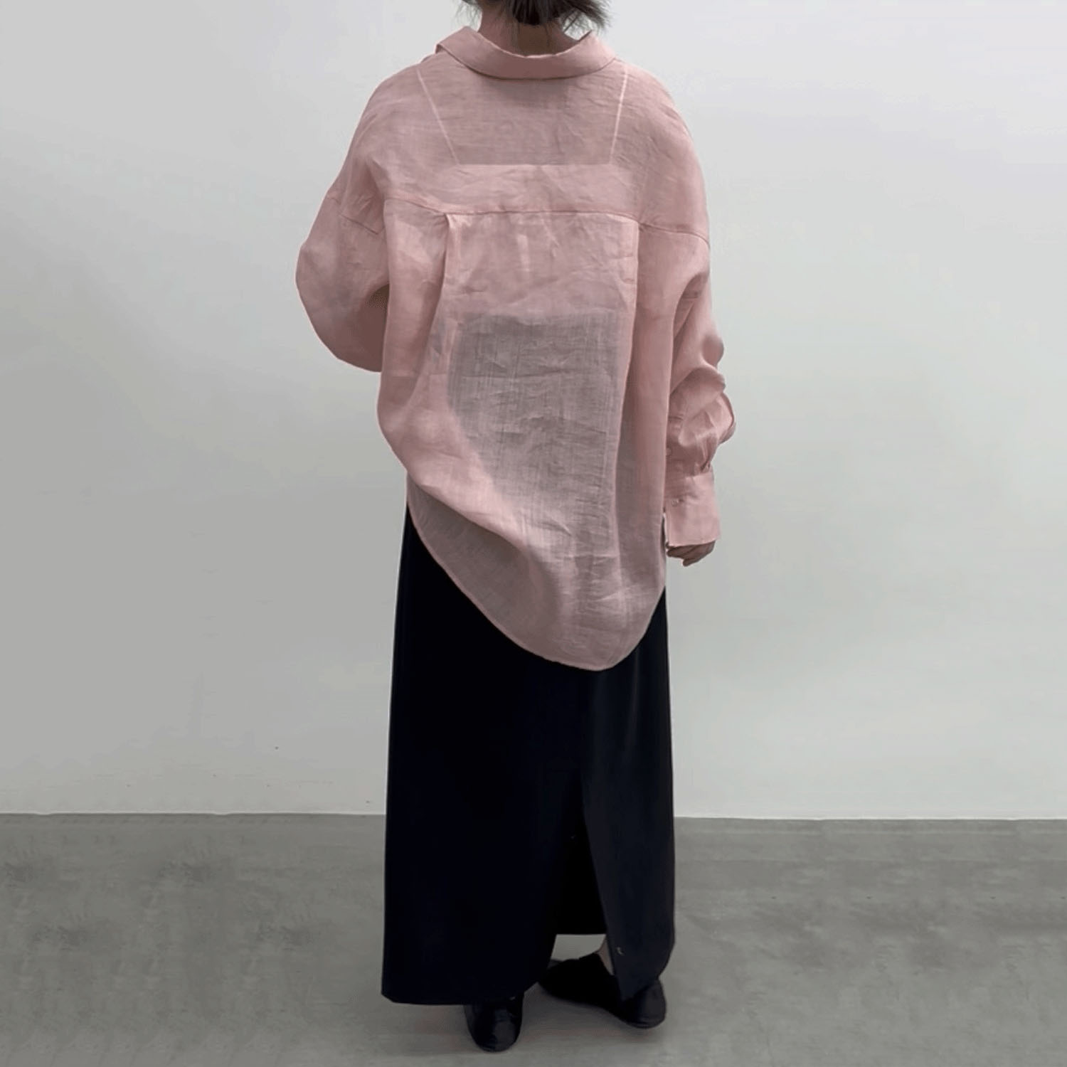 cloche シアーリネンシャツ - 画像6