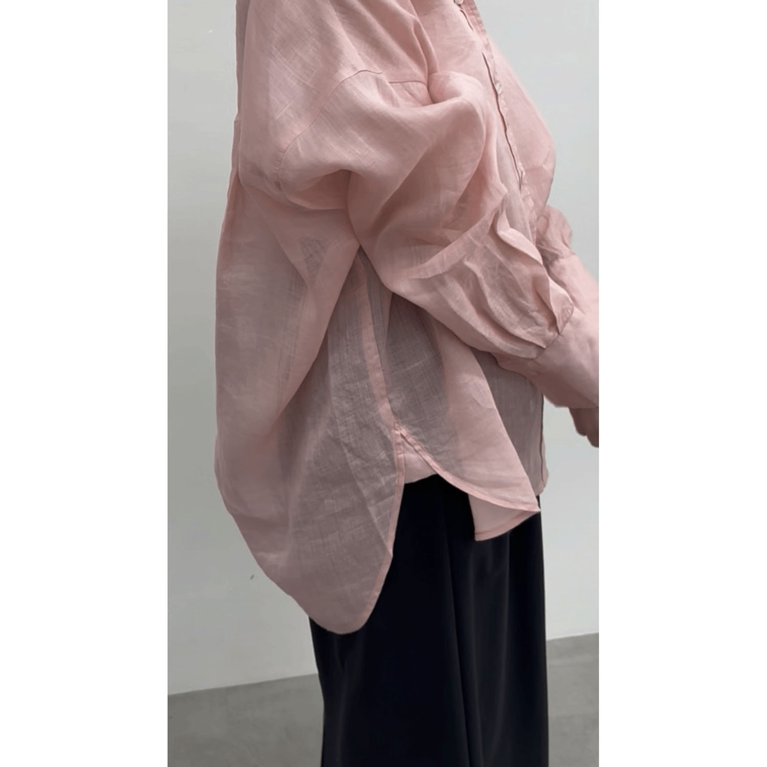 【Insta Live】cloche シアーリネンシャツ - 画像8