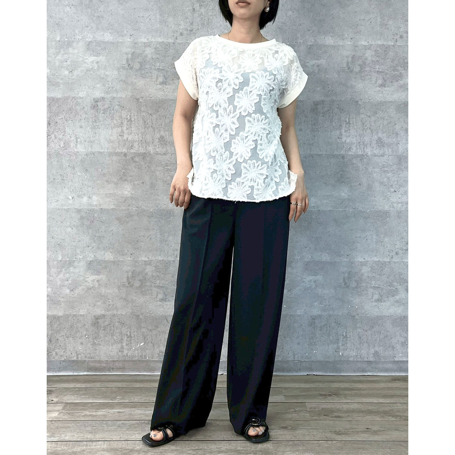 Anna Kerry サマーワイドストレートパンツ - 画像11