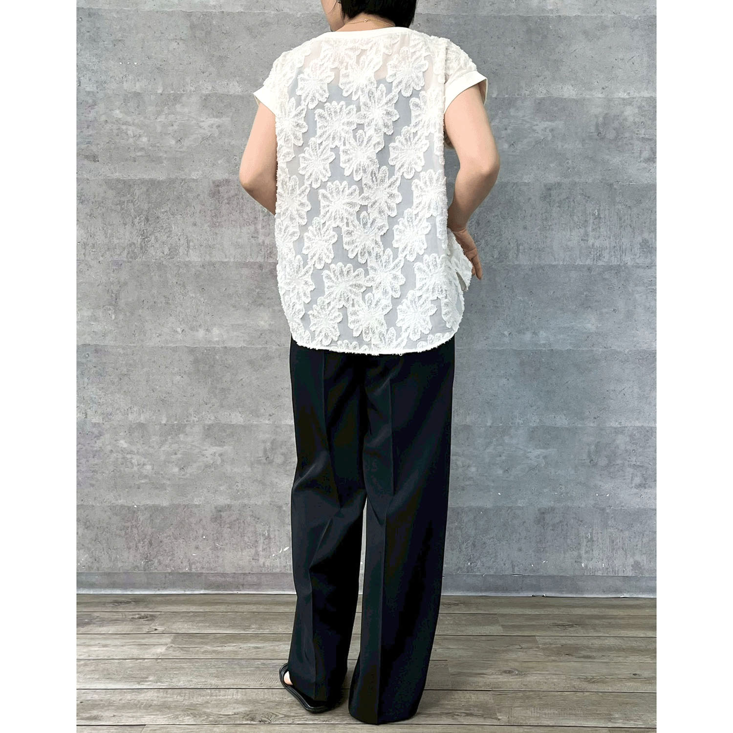 Anna Kerry サマーワイドストレートパンツ - 画像13