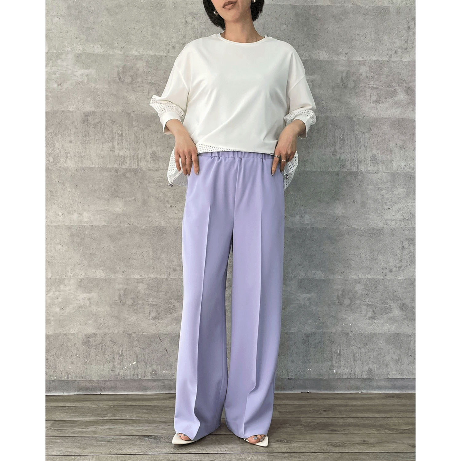 Anna Kerry サマーワイドストレートパンツ - 画像24