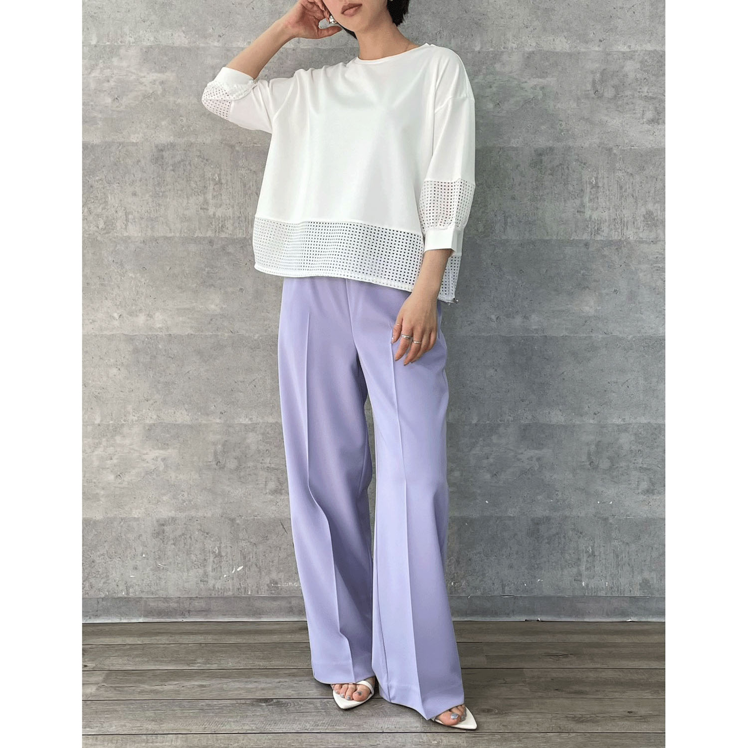 Anna Kerry サマーワイドストレートパンツ - 画像25