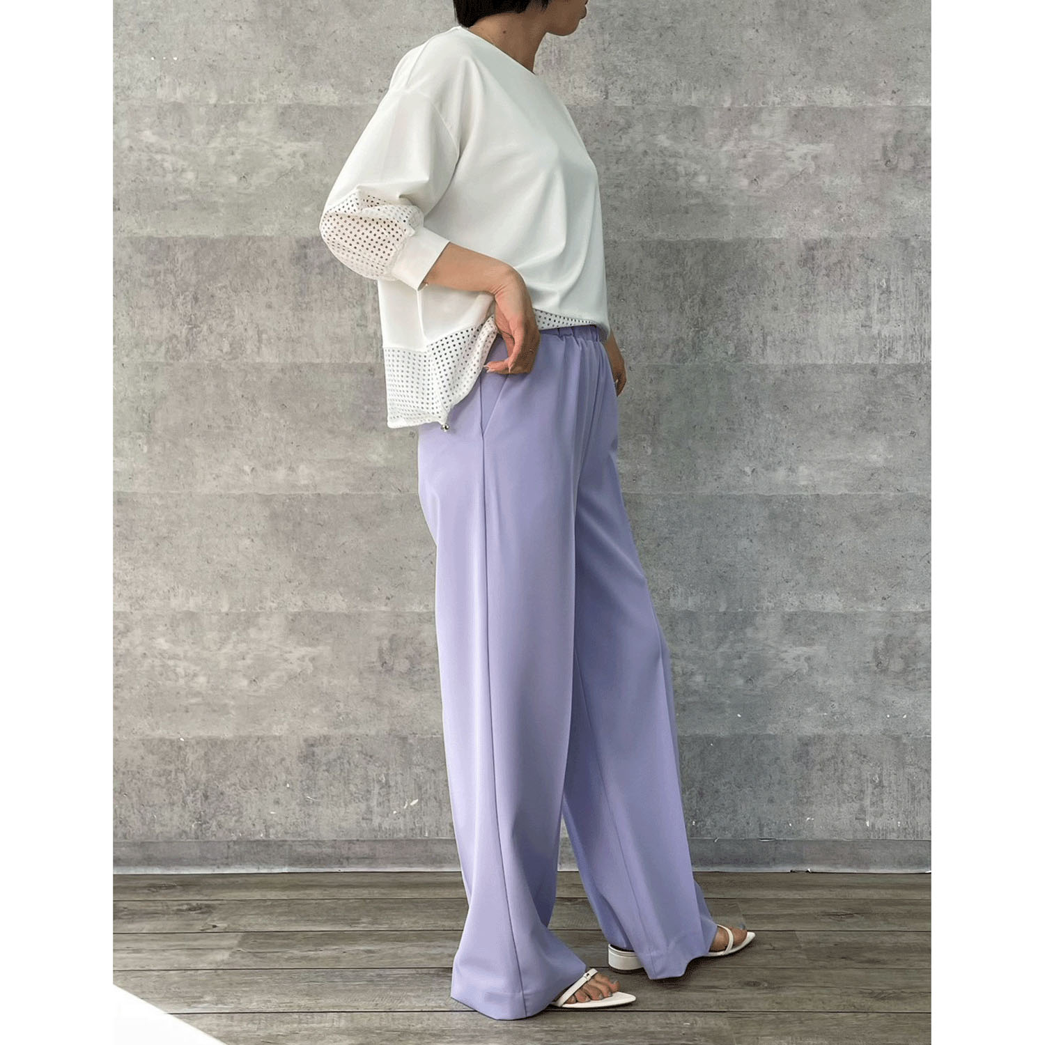 Anna Kerry サマーワイドストレートパンツ - 画像26