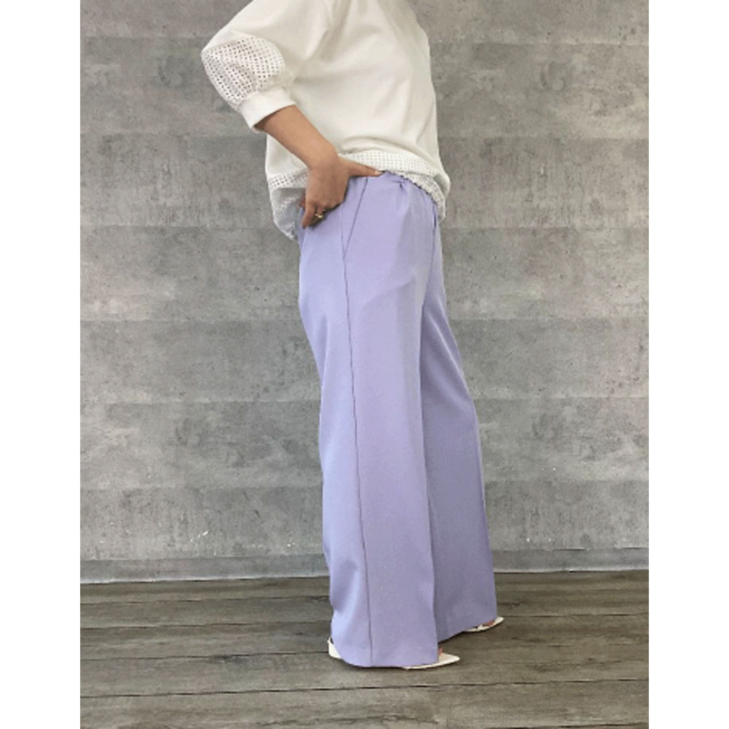 Anna Kerry サマーワイドストレートパンツ - 画像28