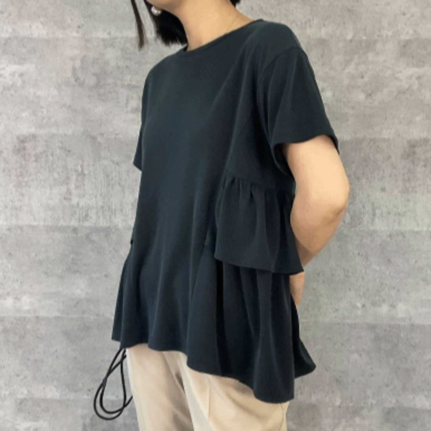 Anna Kerry モダールペプラムトップス - 画像2