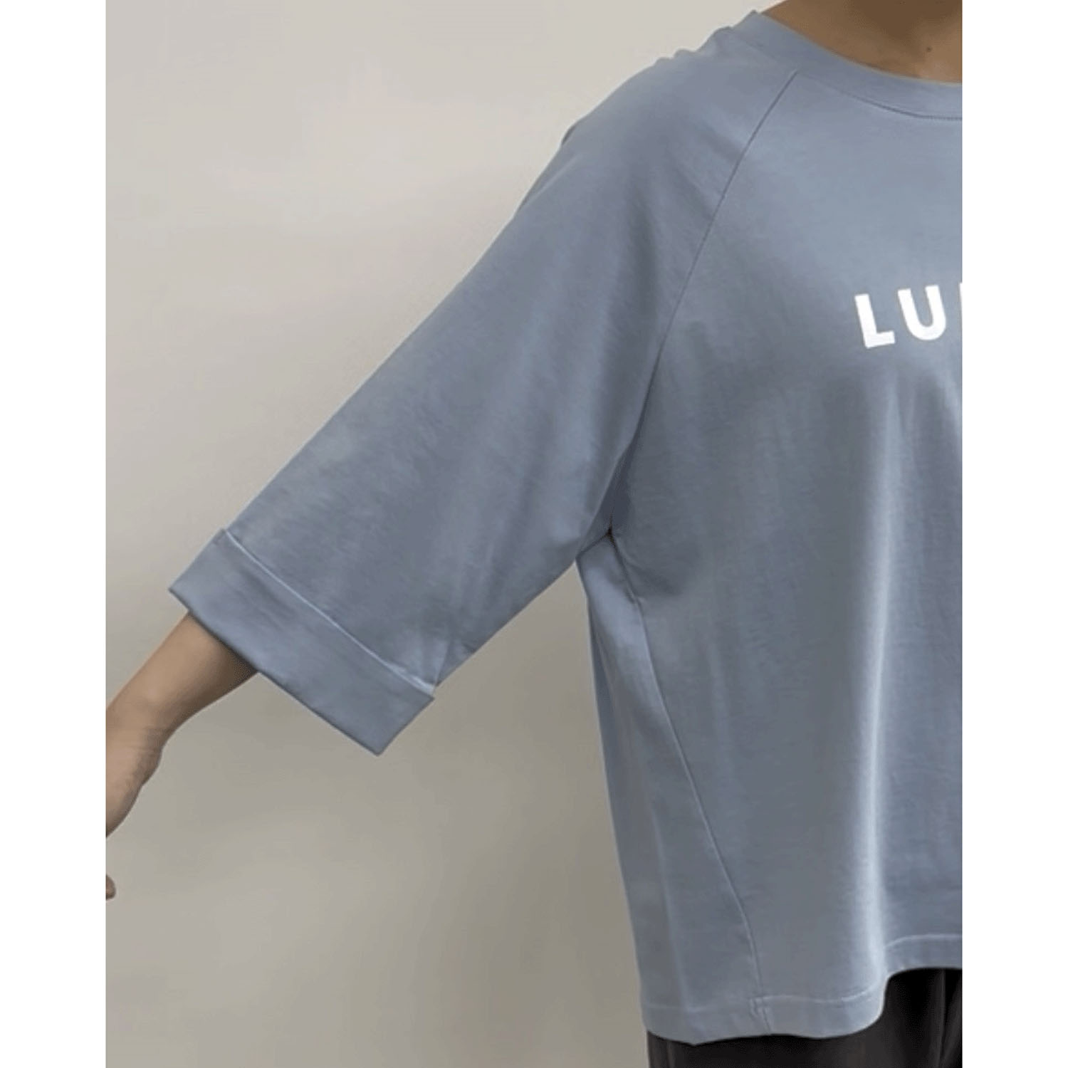 cloche 袖口ロールアップロゴTシャツ - 画像8