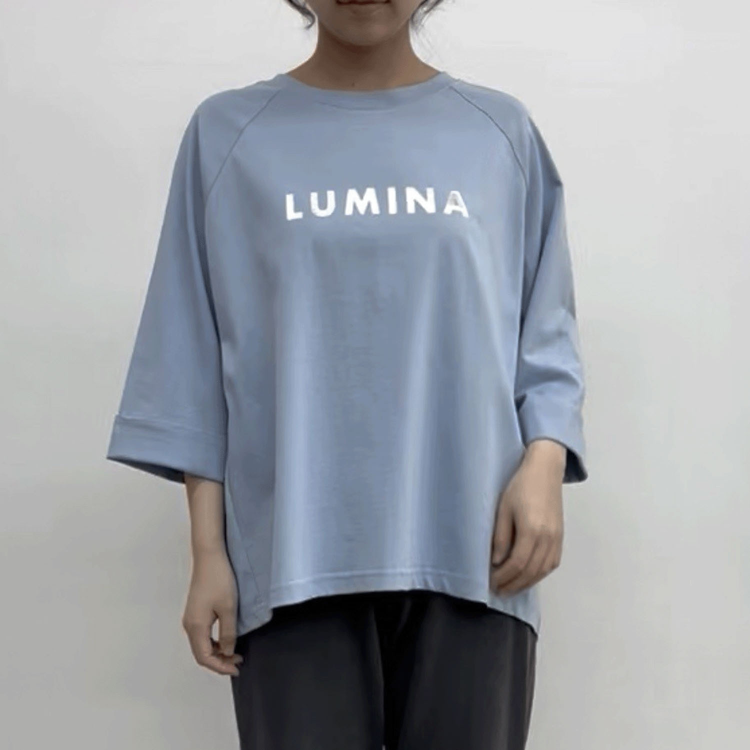 cloche 袖口ロールアップロゴTシャツ - 画像1