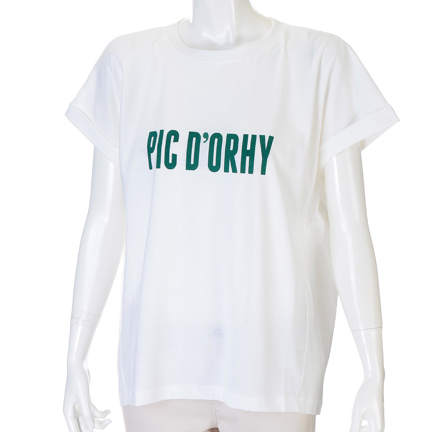 cloche 袖口ロールアップロゴTシャツ - 画像4