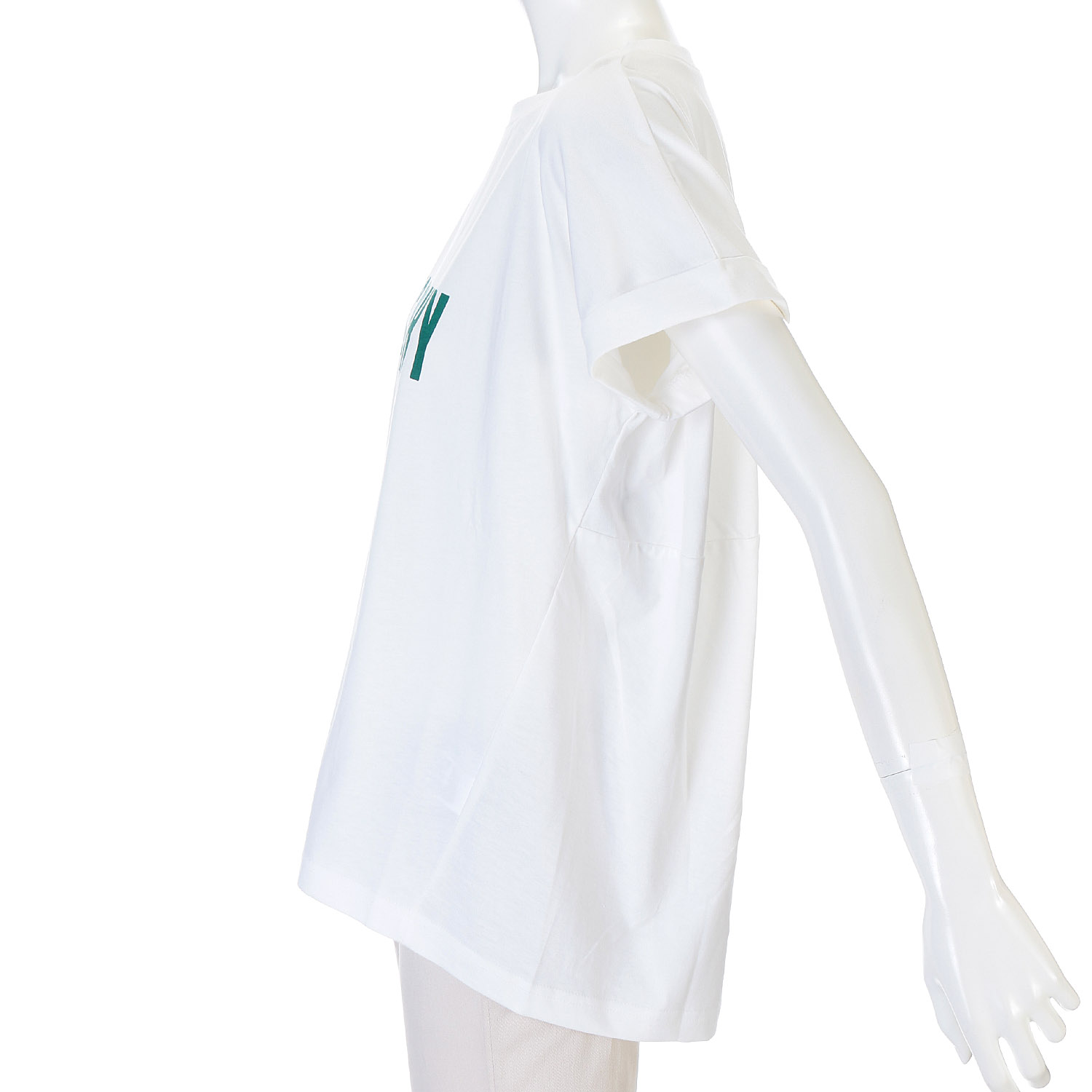 cloche 袖口ロールアップロゴTシャツ - 画像5