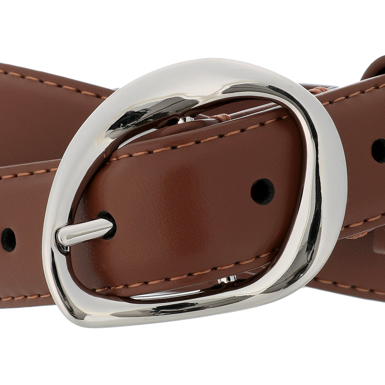 Anna Kerry ニュアンスバックルレザーベルト - 画像2