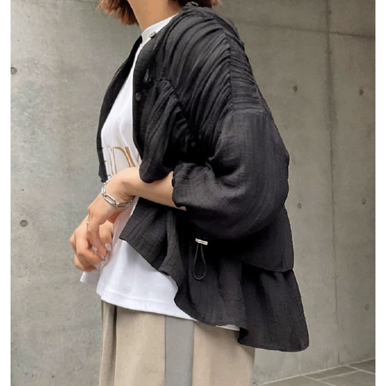 【動画あり】Anna Kerry シアーティアードブラウス - 画像4