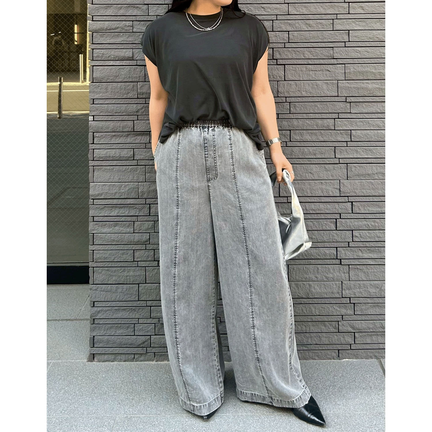 【Insta Live】ROSIEE ソフトな風合いベーシックTシャツ - 画像11