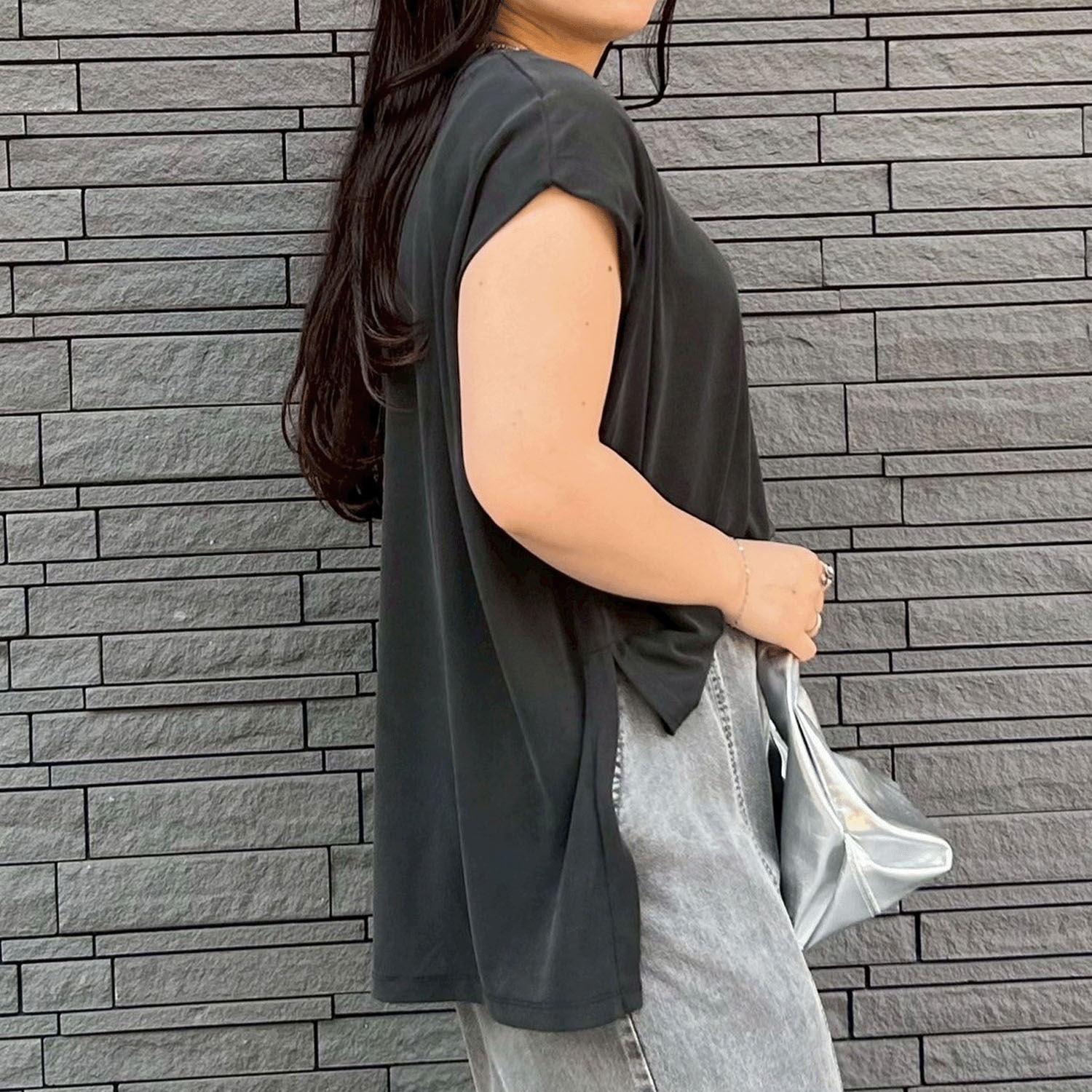 【Insta Live】ROSIEE ソフトな風合いベーシックTシャツ - 画像6