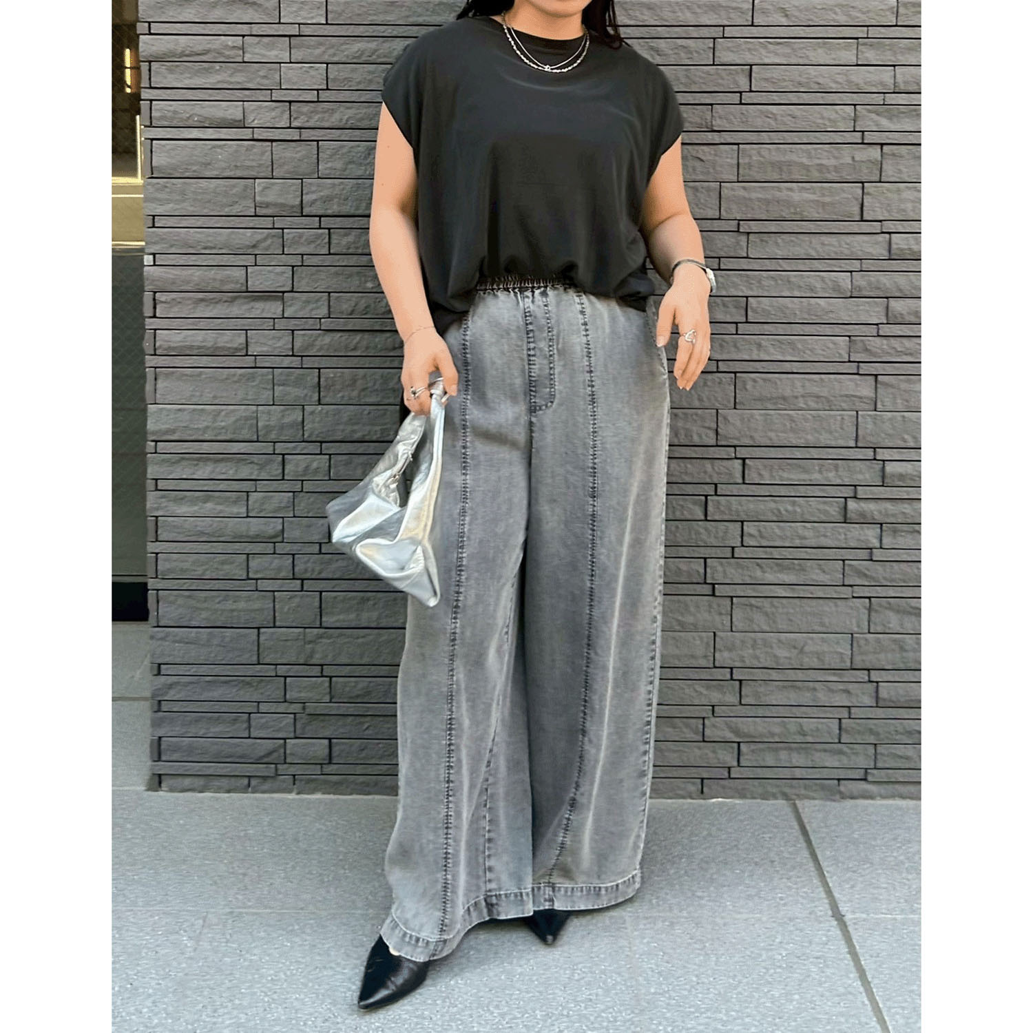 【Insta Live】ROSIEE ソフトな風合いベーシックTシャツ - 画像9