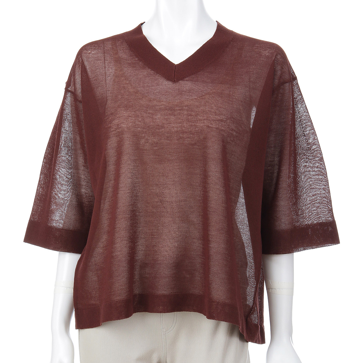 【Insta Live】CLOCHE Vあきニットトップス - 画像13