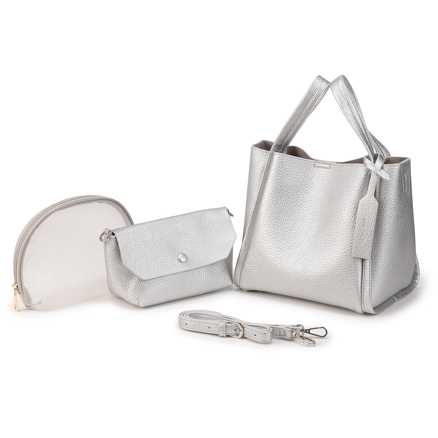 【エトネット限定】cachecache ミニショルダー付ソフトレザー調ミニバッグ - 画像45