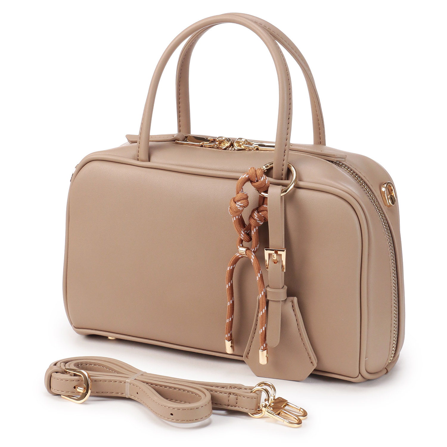 【InstaLive】cachecache チャーム付横長ボストン - 画像12