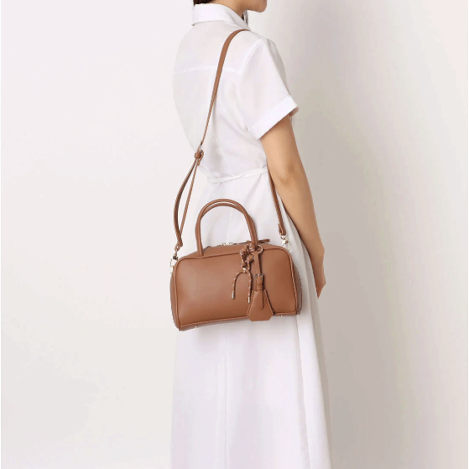 【InstaLive】cachecache チャーム付横長ボストン - 画像9