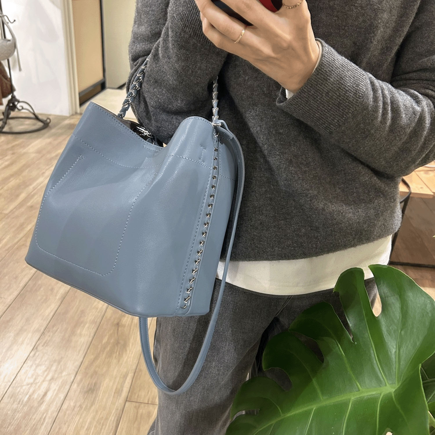 【Insta Live】cachecache サイドチェーンかがりミニトート