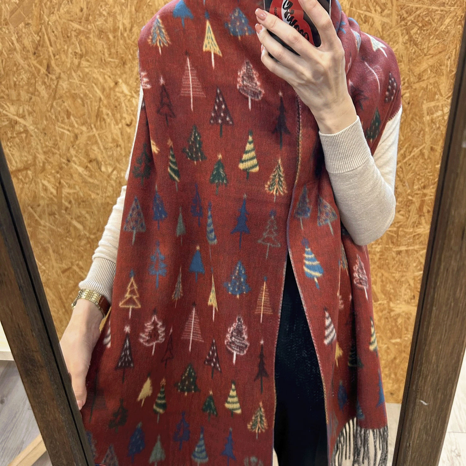 スタークラフト ツリー柄ストール - 画像1