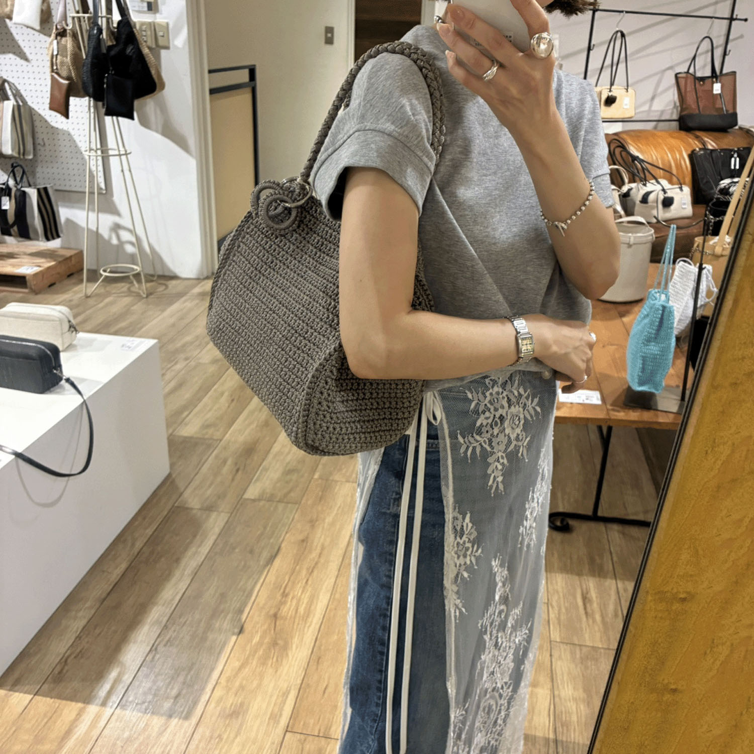 cachecache ベーシッククロッシェトート - 画像4