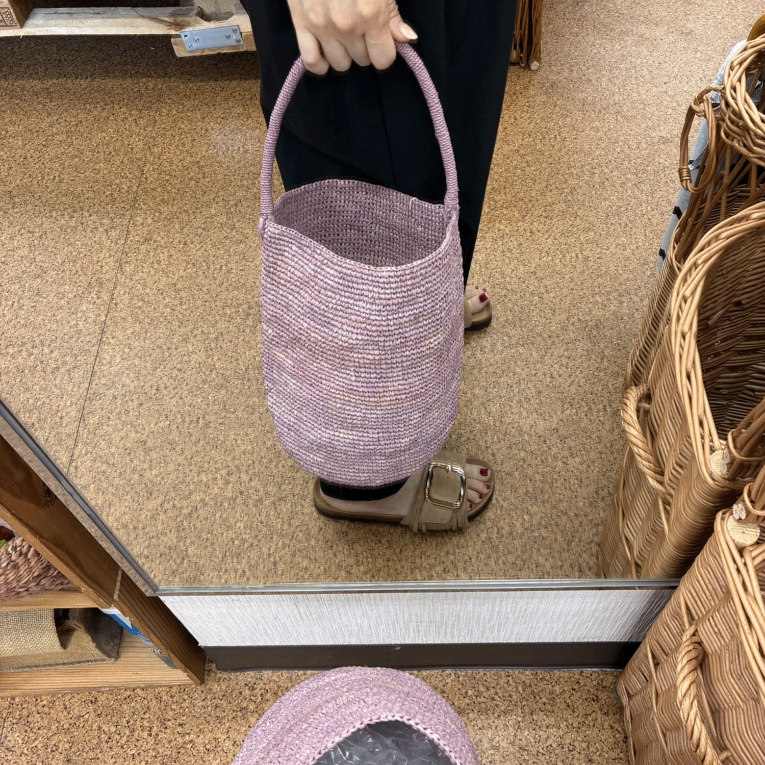 【Insta Live】IVAHONA インポートカゴバッグNO．3 - 画像9