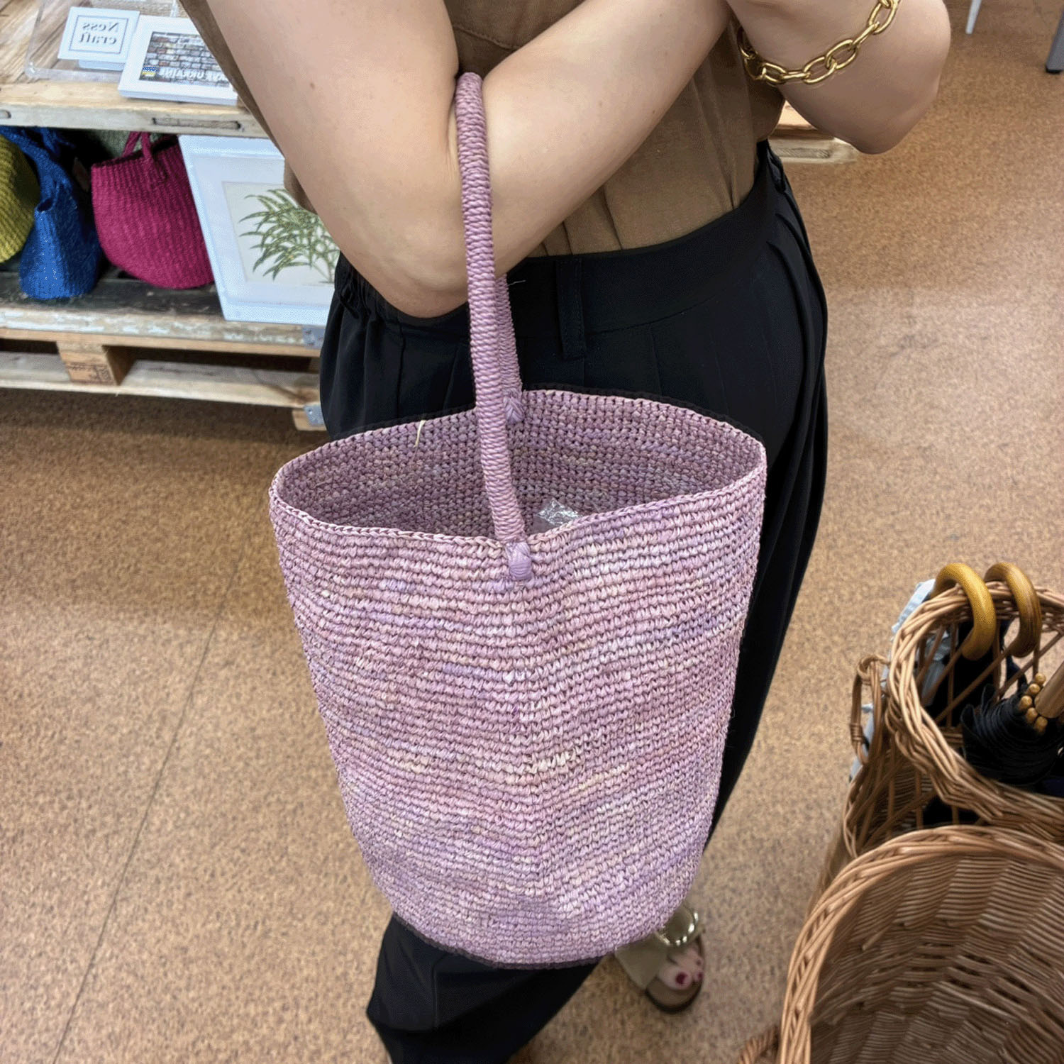 【Insta Live】IVAHONA インポートカゴバッグNO．3