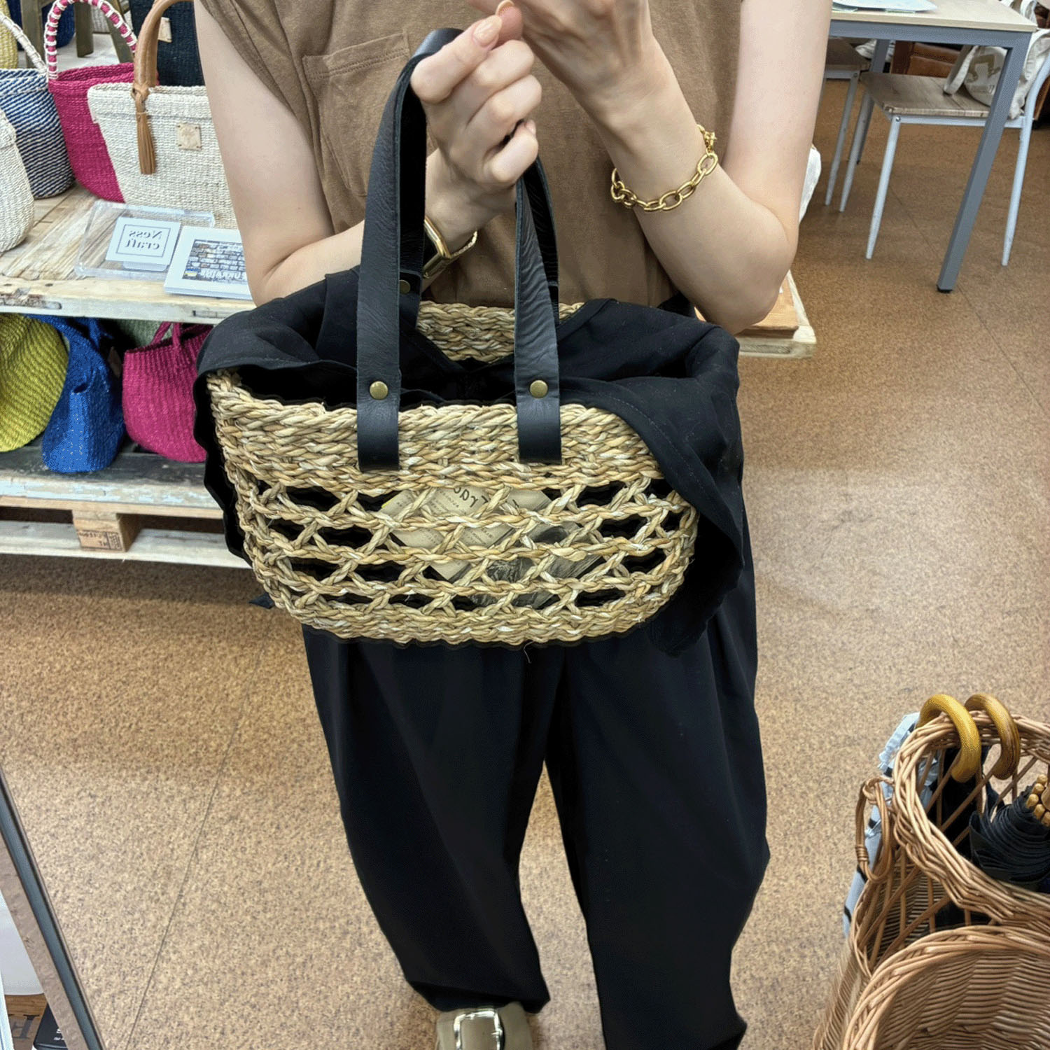 TARANGO HOGLA インポートカゴバッグ - 画像3