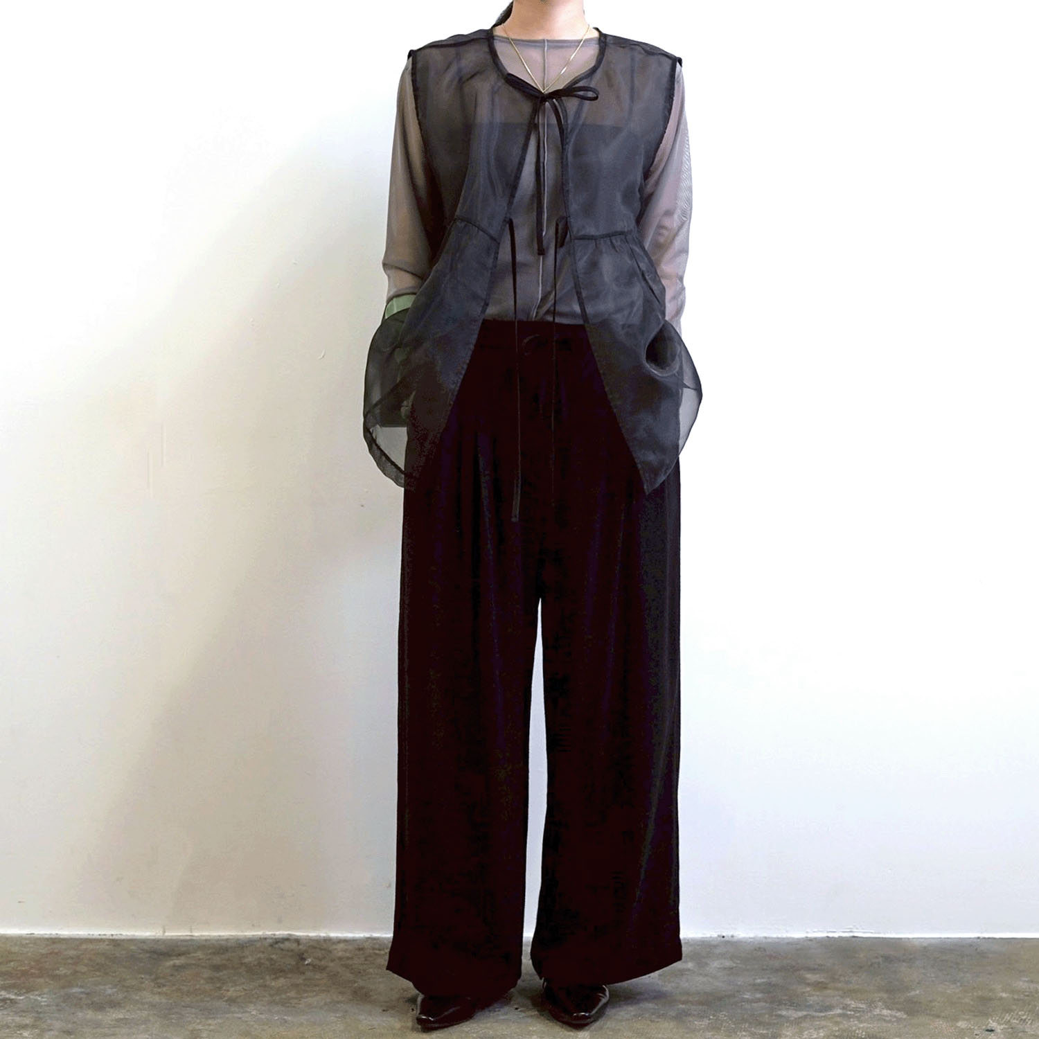 SEVEN SENSE リラックスリネンパンツ - 画像2