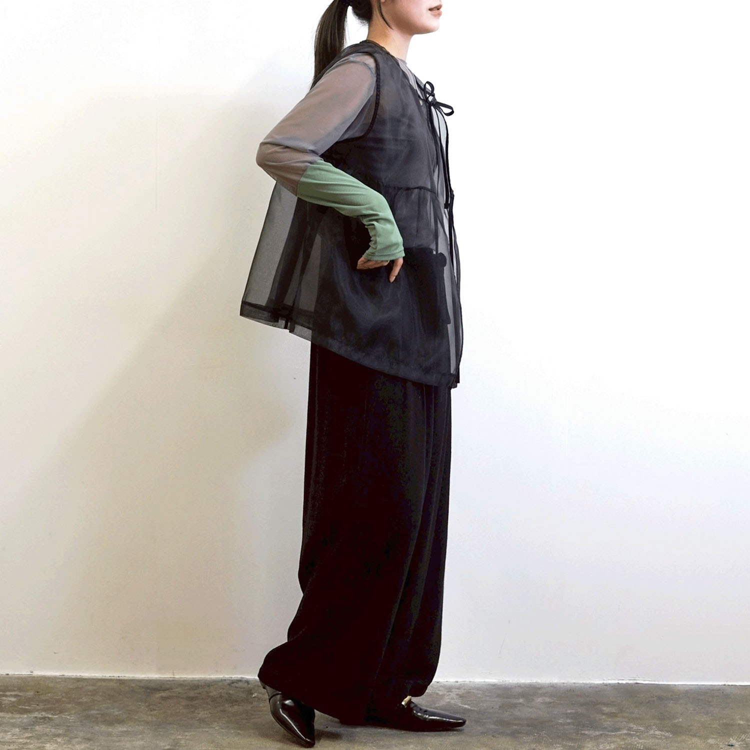 SEVEN SENSE リラックスリネンパンツ - 画像3