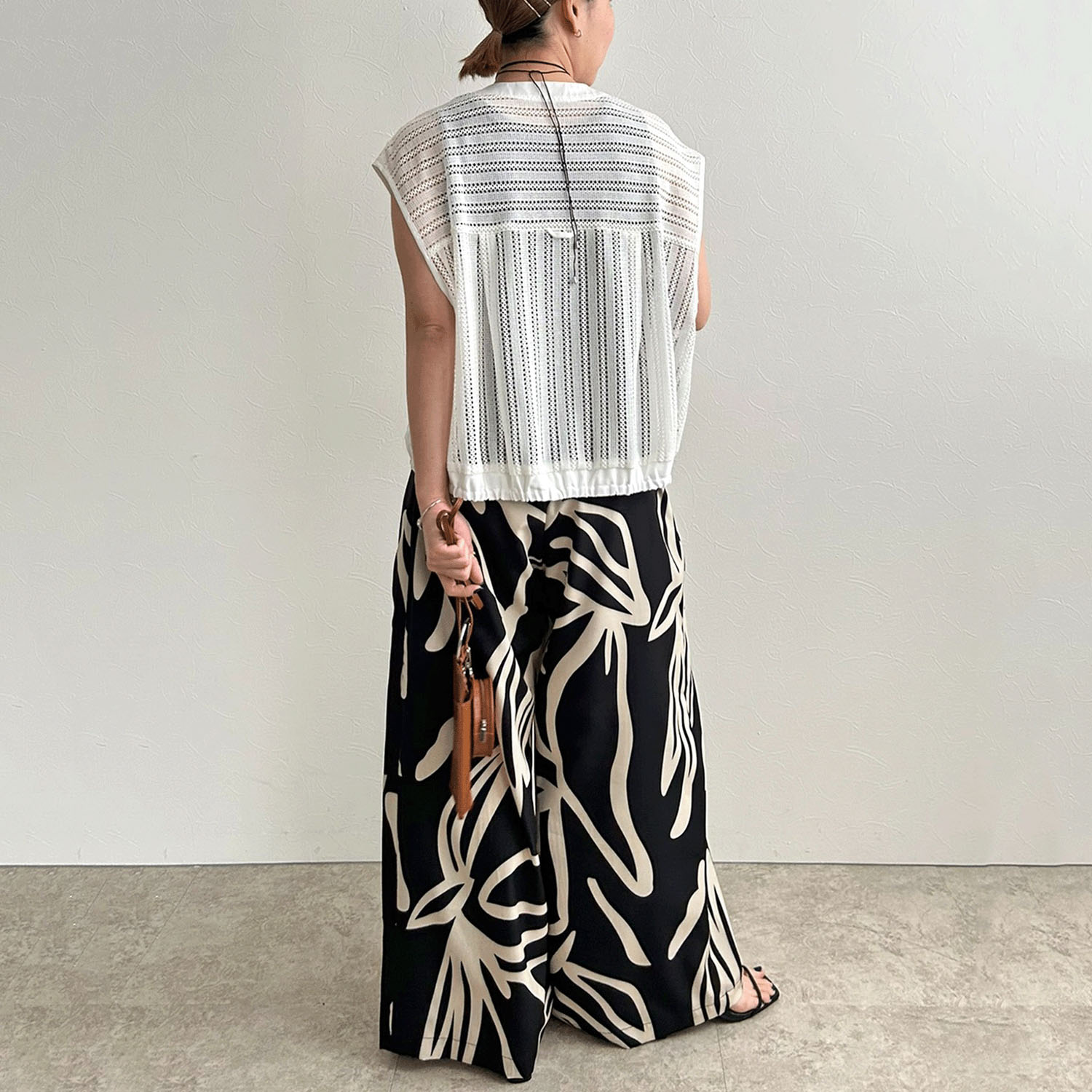 【InstaLive】LHELBIE（レルビエ） ストライプメッシュジレ - 画像18