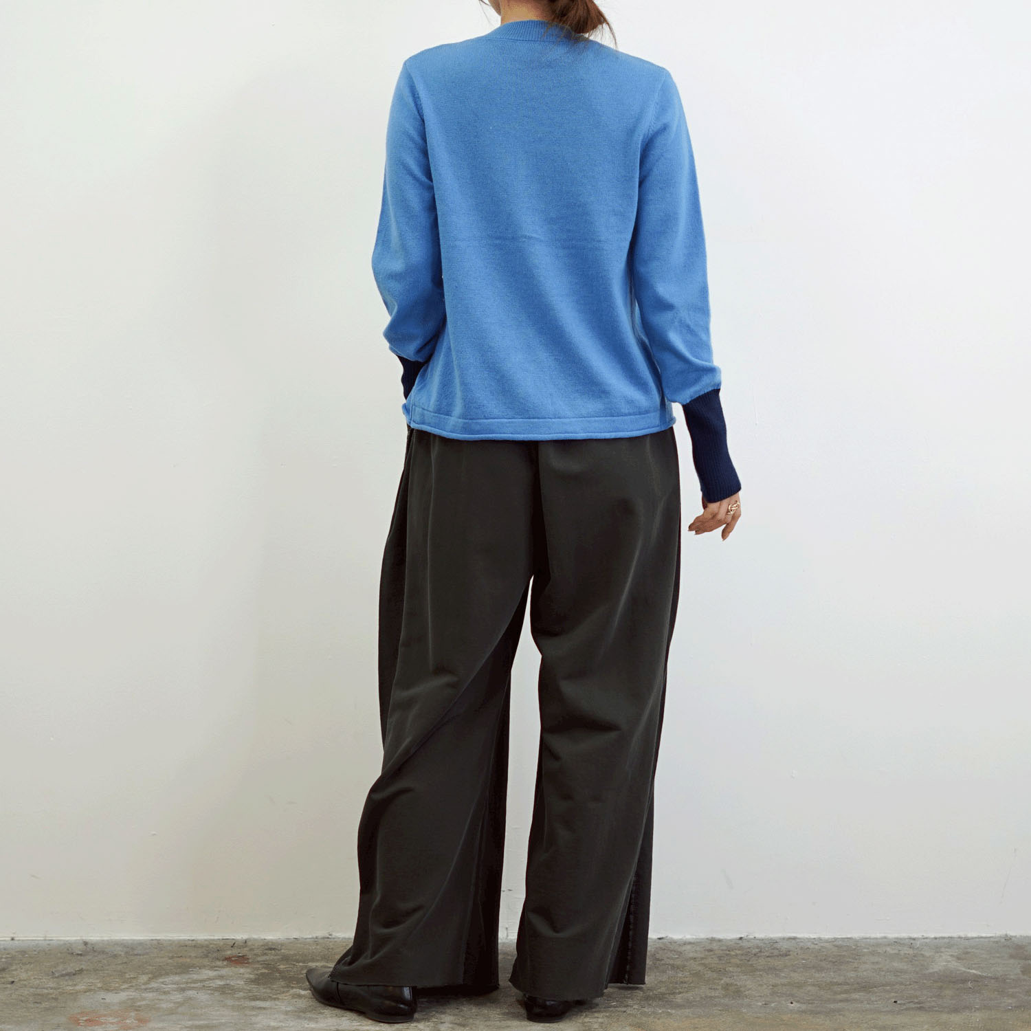 SEVEN SENSE バイカラーニットカーディガン - 画像6