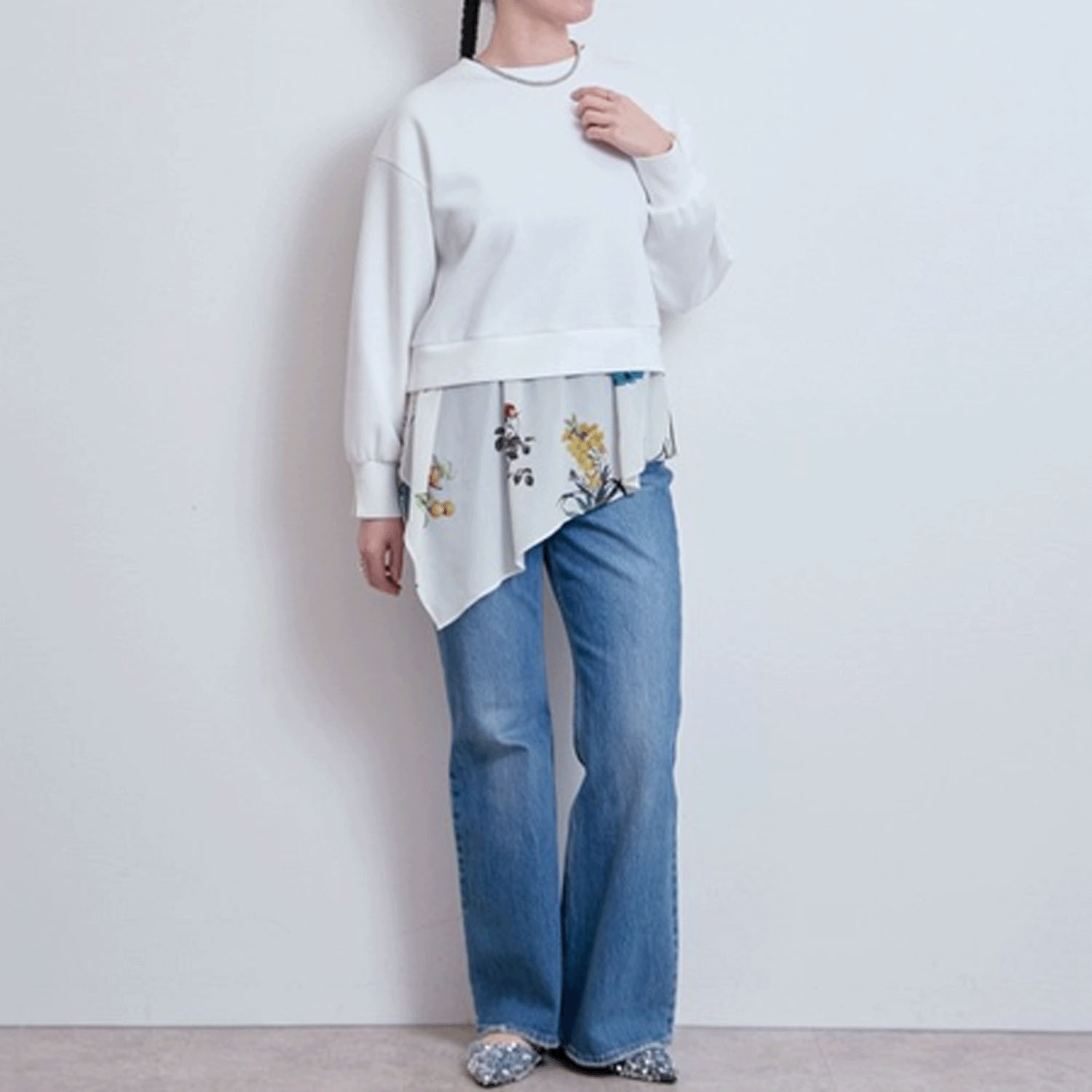 LHELBIE レイヤードドッキングトップス - 画像13