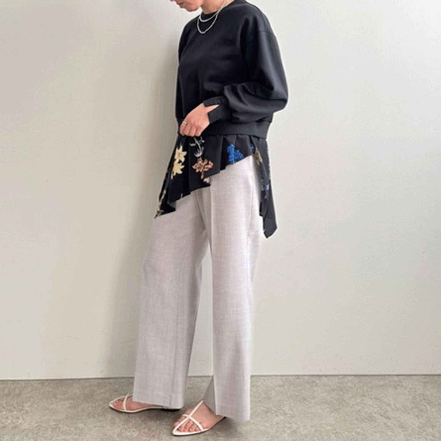 LHELBIE レイヤードドッキングトップス - 画像7