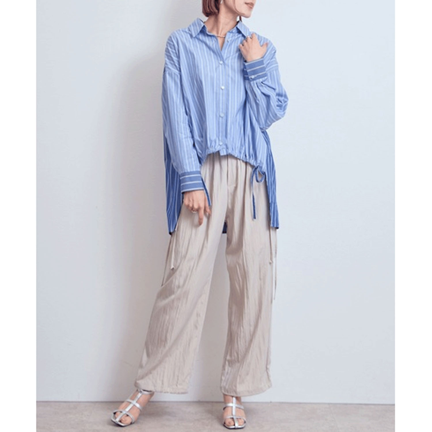 【Insta Live】LHELBIE クレイジーパターンストライプシャツ - 画像14