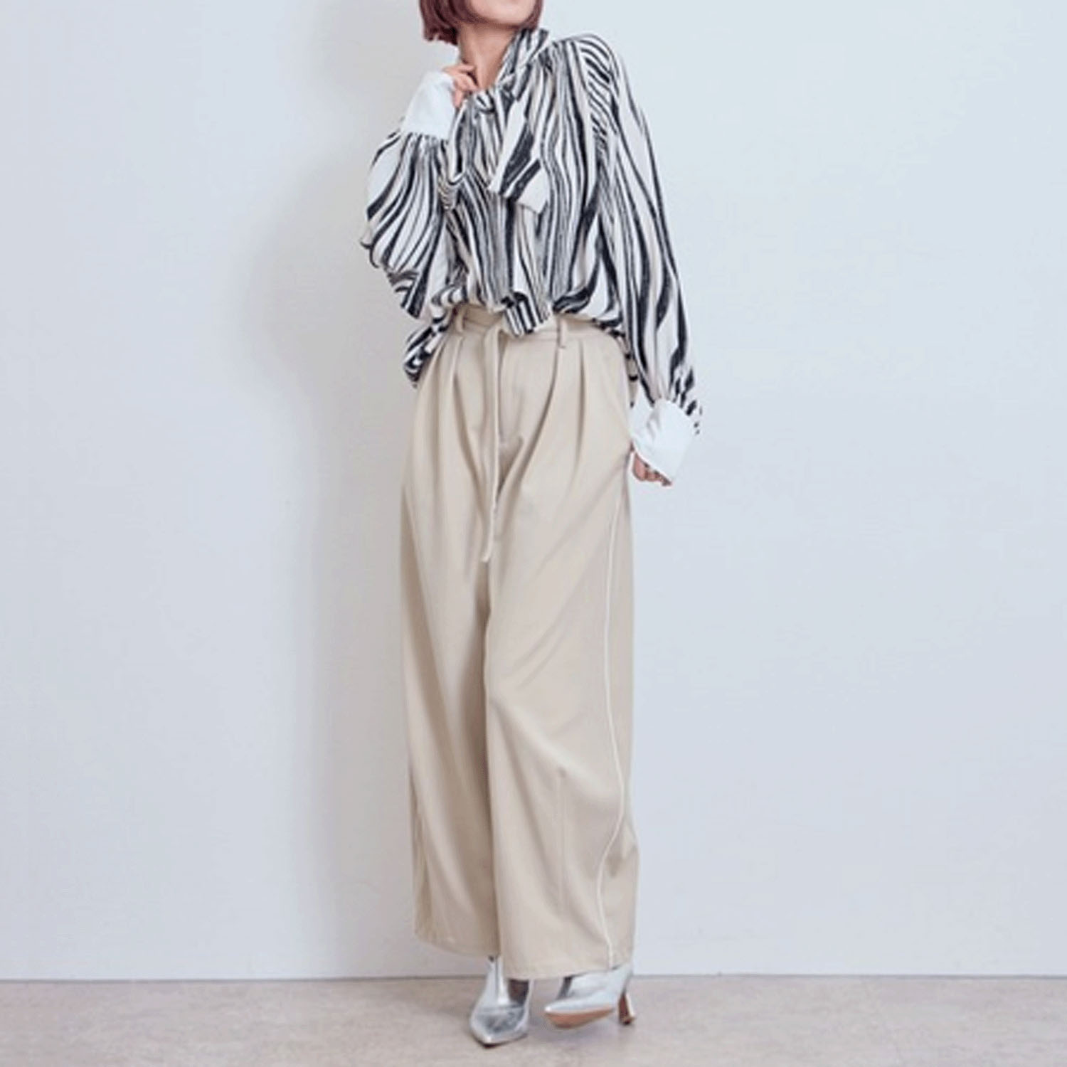 【Insta Live】LHELBIE アソートボウタイブラウス - 画像11