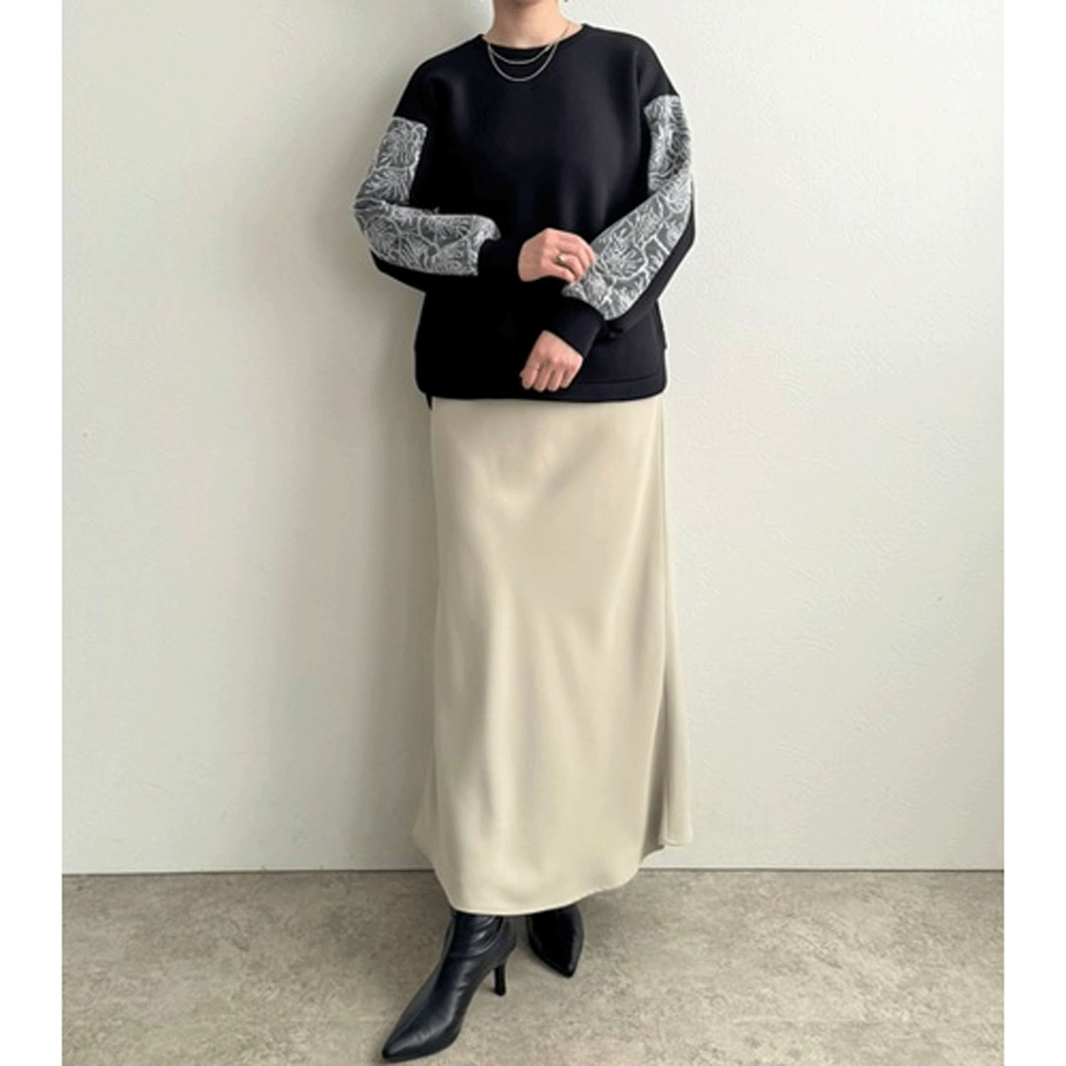 LHELBIE レーススリーブトップス - 画像6